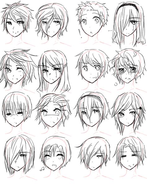 10 anime hairstyles for halloween at home. How to Draw Anime Hairstyles for Girls | Guy Hairstyles by Aii-luv | Anime boy hair, Manga hair ...
