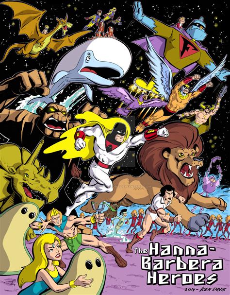 Hanna Barbera Heroes Now Coloured By Kendaviscartoons On Deviantart