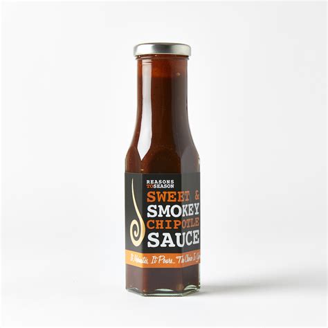 Sweet And Smokey Chipotle Sauce 300g The Black Farmer