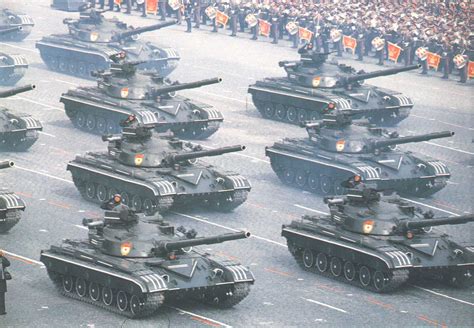 Soviet T 64b1s At A Victory Day Parade 1985 Tanks