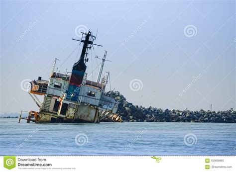 Shipwreck Stock Image Image Of Cargo Safety Submerged 102858865