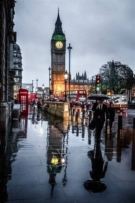 London England On A Rainy Day Lugares Bonitos Londres Inglaterra