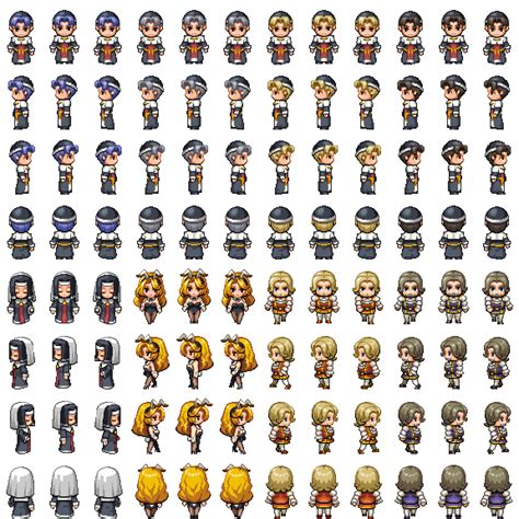 Various Tall Sprite Recolored Rpg Tileset Free Curated Assets For