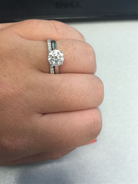 Platinum 1.70 carat round solitaire diamond ring | I Do Now I Don't