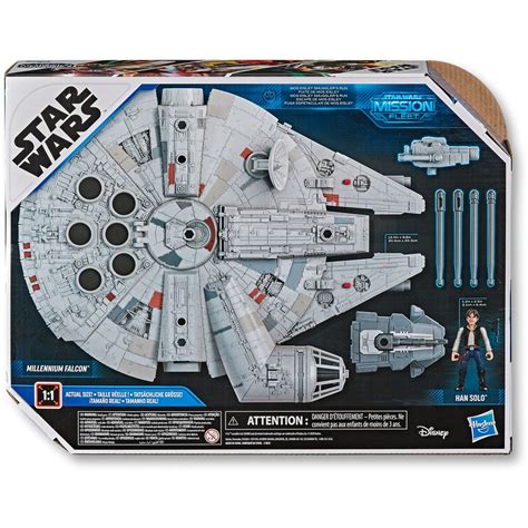 Star Wars Mission Fleet Han Solo And Millennium Falcon 25 Toy Action