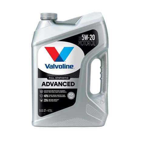 Buy Valvoline Advanced Full Synthetic Sae 5w 20 Motor Oil 5 Qt Online
