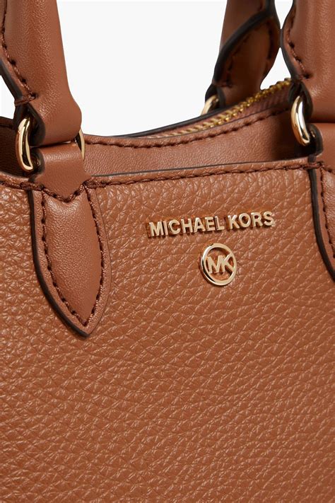 Michael Michael Kors Austen Pebbled Leather Shoulder Bag The Outnet