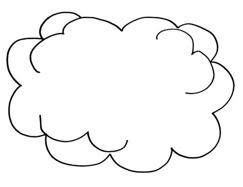 Cute Cloud Coloring Page Free Printable Coloring Pages For Kids
