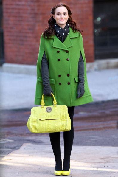 Loving Her Look Blair Waldorf Brings A Ray Of Sunshine To A Chilly Nyc