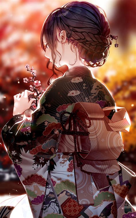 720p Free Download Kimono Dress Anime Girl Nexus 7 Samsung Galaxy