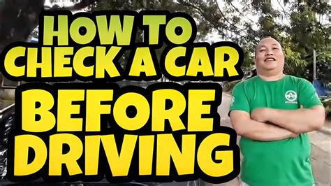 How To Check A Car Before Driving Youtube