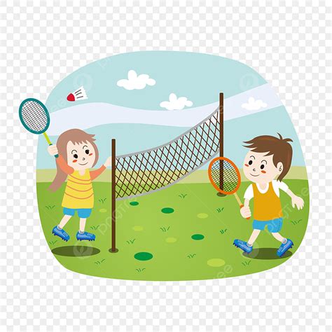 Cartoon Badminton Game Images See More On Lifestyle Tips And Home Design Ideas