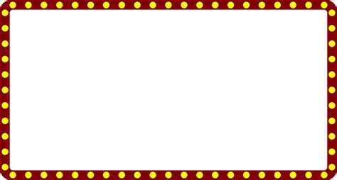 Blank Marquee Sign Png