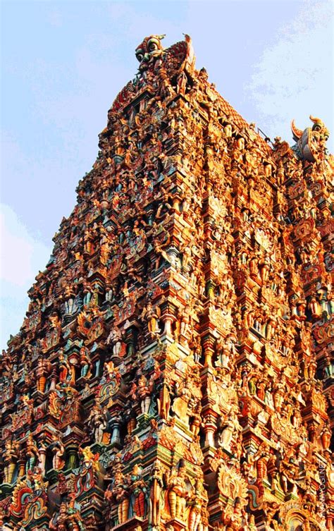 Sri Meenakshi Temple Gopuram Gateway Temple Photography Temple