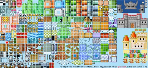The Spriters Resource Full Sheet View Super Mario Advance 4 Super