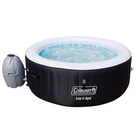 Coleman Saluspa Person Portable Inflatable Outdoor Spa Hot Tub Black Jacuzzi For Sale From