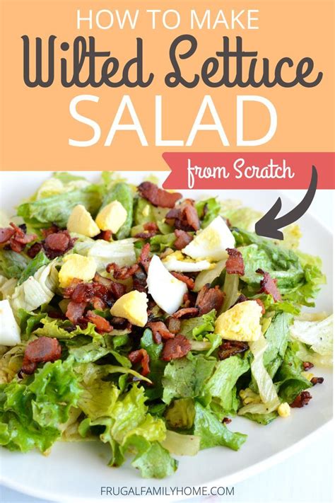 A Quick Wilted Lettuce Salad With Homemade Bacon Dressing A Classic