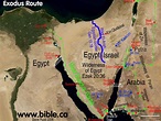 Exodus Map Crossing The Red Sea - New River Kayaking Map