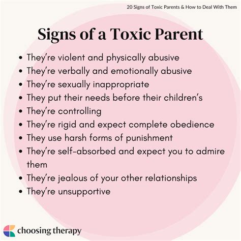 20 Signs You Have Toxic Parents And How To Deal With Them