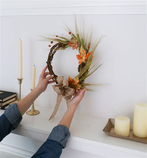 Diy Rustic Fall Wreath The Bay Club Blog