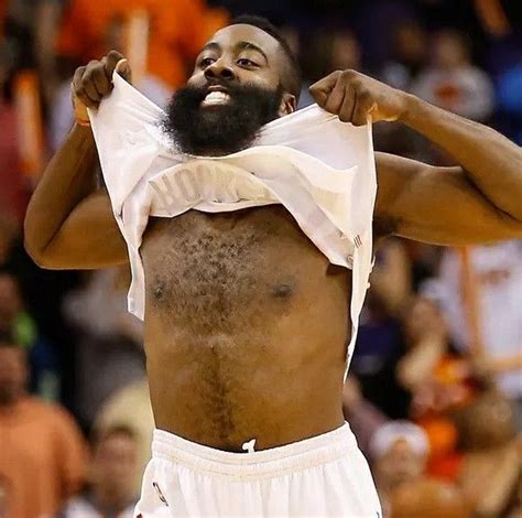 James Harden Pulls Up His Jersey Pull Ups Basketball Players Sports