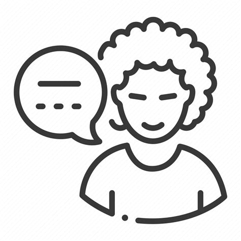 Criticism Comment Woman Talking Icon Download On Iconfinder