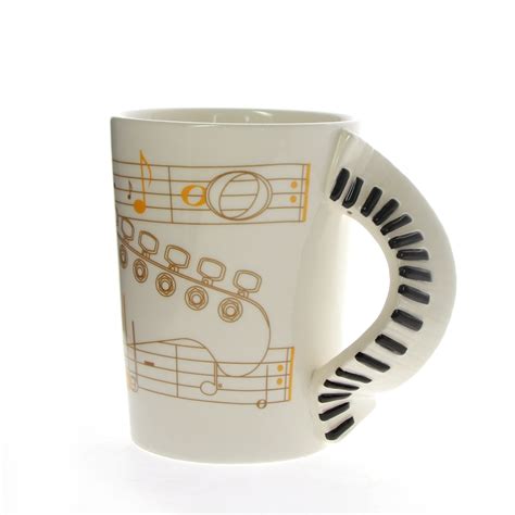 Buy Creative Ceramic Cup Music Notes Design Coffee Mug