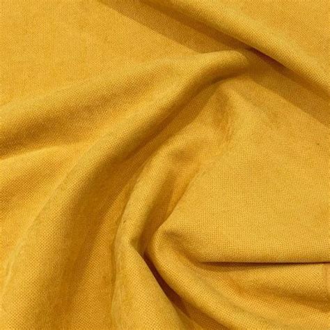 Mustard Yellow Fabric Solid Canvas Fabric Gold Color Etsy