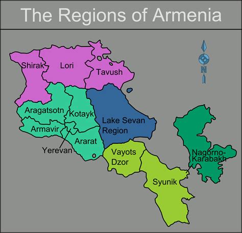 Armenia regions map | Armenia, Armenia travel, Armenian history