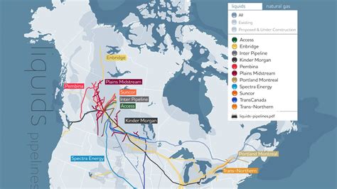 Une Nouvelle Carte Interactive Montre Lemplacement Des Pipelines Au