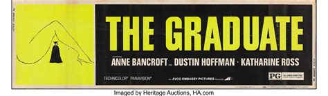 The Graduate Embassy R 1972 Silk Screen Banner 24 X 82 Lot 51190 Heritage Auctions