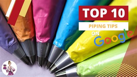 Worlds Most Popular Piping Tips And How To Use Them Top Ten Tips