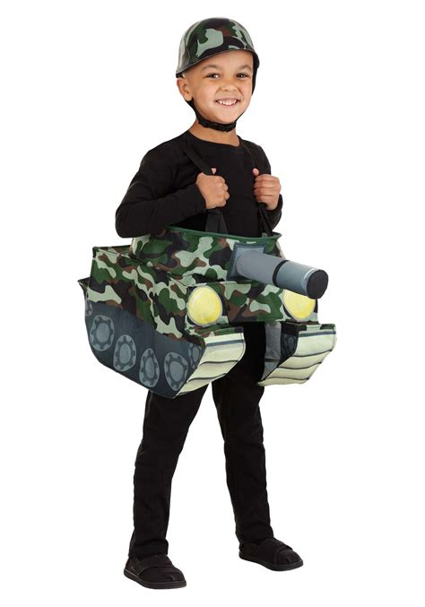 Toddler Ride In Military Tank Costume Kids Military Costumes