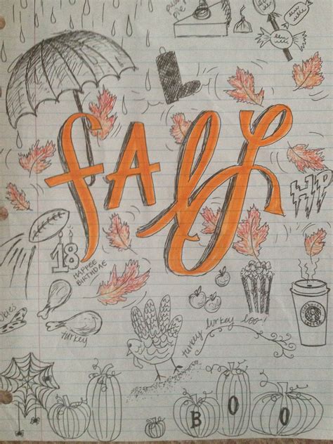 Fall Doodles Fall Drawings Doodle Images Doodle Coloring