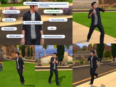 In Game Walk Style Chooser By Abidoang At Mod The Sims