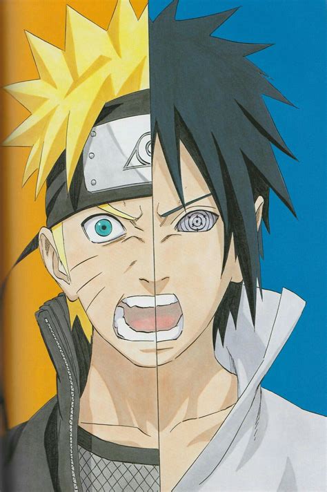 Dibujos De Naruto Y Sasuke