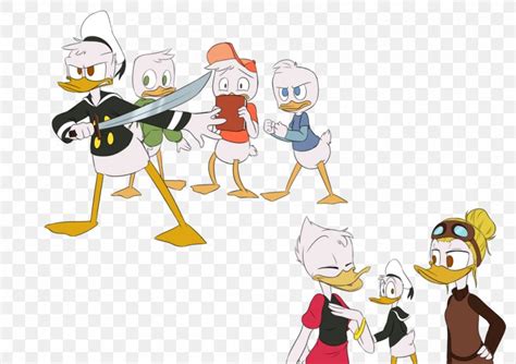 Donald Duck Della Duck Huey Dewey And Louie Scrooge Mcduck Television