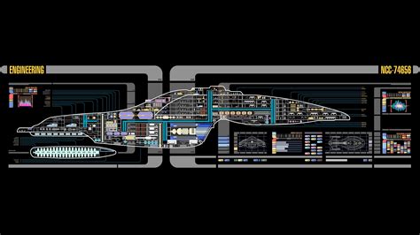 Uss Voyager Lcars K Star Trek Hd Wallpaper