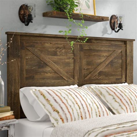 cleveland queen panel headboard rustic headboard diy home decor  teens wood bedroom furniture