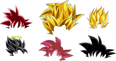 Goku Hair Pelo De Goku Become A Super Saiyan By Punchline Dz Psd Official Psds