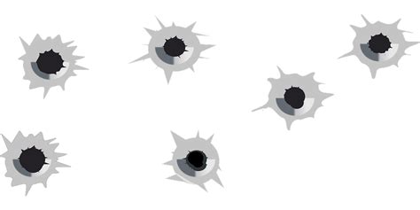 Transparent Background Bullet Hole Png Free Logo Image