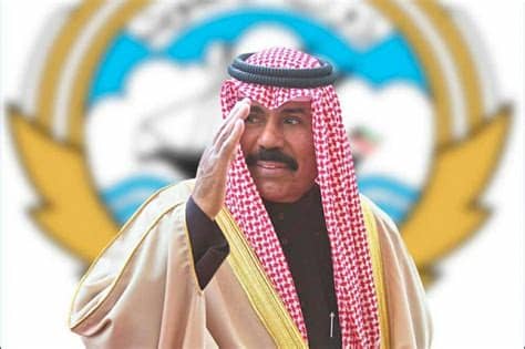بعث الرئيس عبد الفتاح السيسي، برقية عزاء إلى سمو الشيخ نواف الأحمد الجابر الصباح، أمير دولة الكويت الشقيقة، في وفاة الشيخ ناصر صباح الأحمد الجابر الصباح وزير الدفاع الكويتي السابق ونجل أمير الكويت الراحل. من هو حاكم الكويت الجديد نواف الاحمد الصباح - موسوعة المنهاج