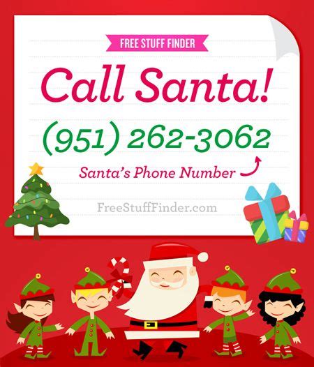 Call Santa For Free Santas Phone Number Fun For Kids Santa