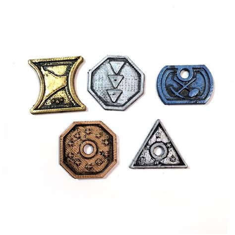 Dungeons And Dragons 5e Coins Set Of 5 Etsy Dungeons And Dragons
