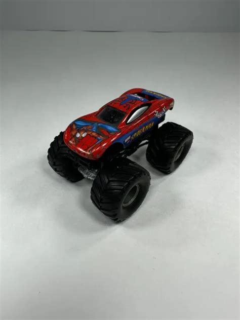 Hot Wheels Monster Jam Marvel Spider Man Scale Mattel Picclick