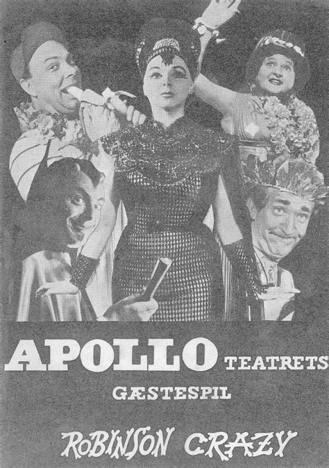 Teaterprogram Apollo Teatret Robinson Crazy Nationalmuseets