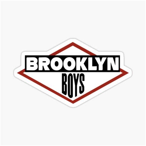 Brooklyn Boys In The Style Of Beastie Boys Classic T Shirt Sticker By