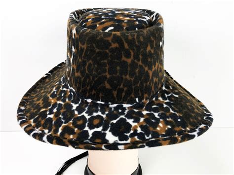 Animal Print Cowboy Hat Leopard Print Cowgirl Hat Western Etsy
