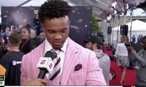 Kyler Murray Reveals Inspiration Behind Pink Pinstripe Suit