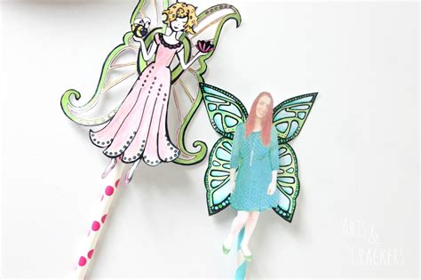 Paper Fairy Puppets Tutorial Arts And Crackers